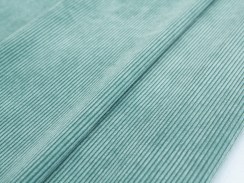 Бирюзовый велюр Velluto Rigato col.84