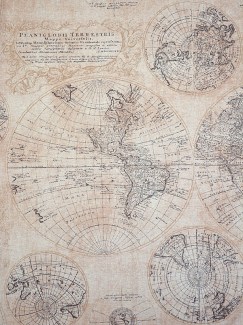 Портьерная ткань Mapa Mundi