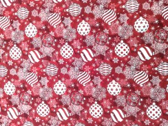 Новогодние ткани Natal rojo